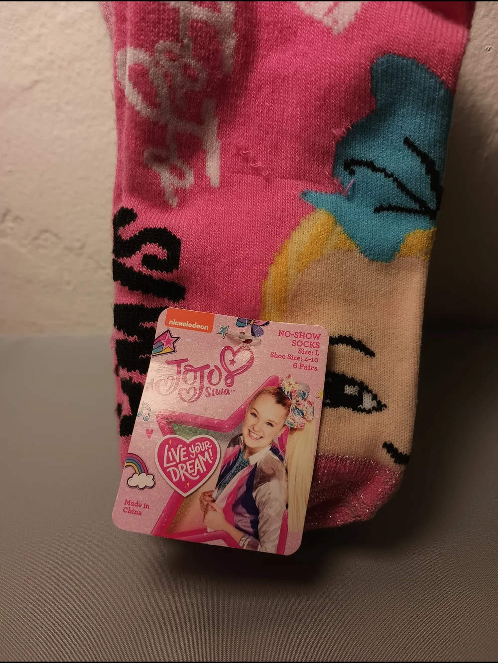 Nickelodeon JoJo Siwa No-Show Socks